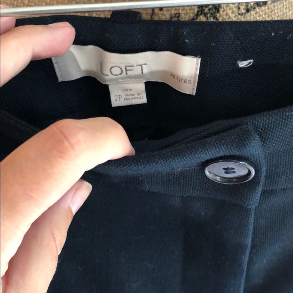 LOFT Julie navy blue dress pants trousers - Picture 4 of 6